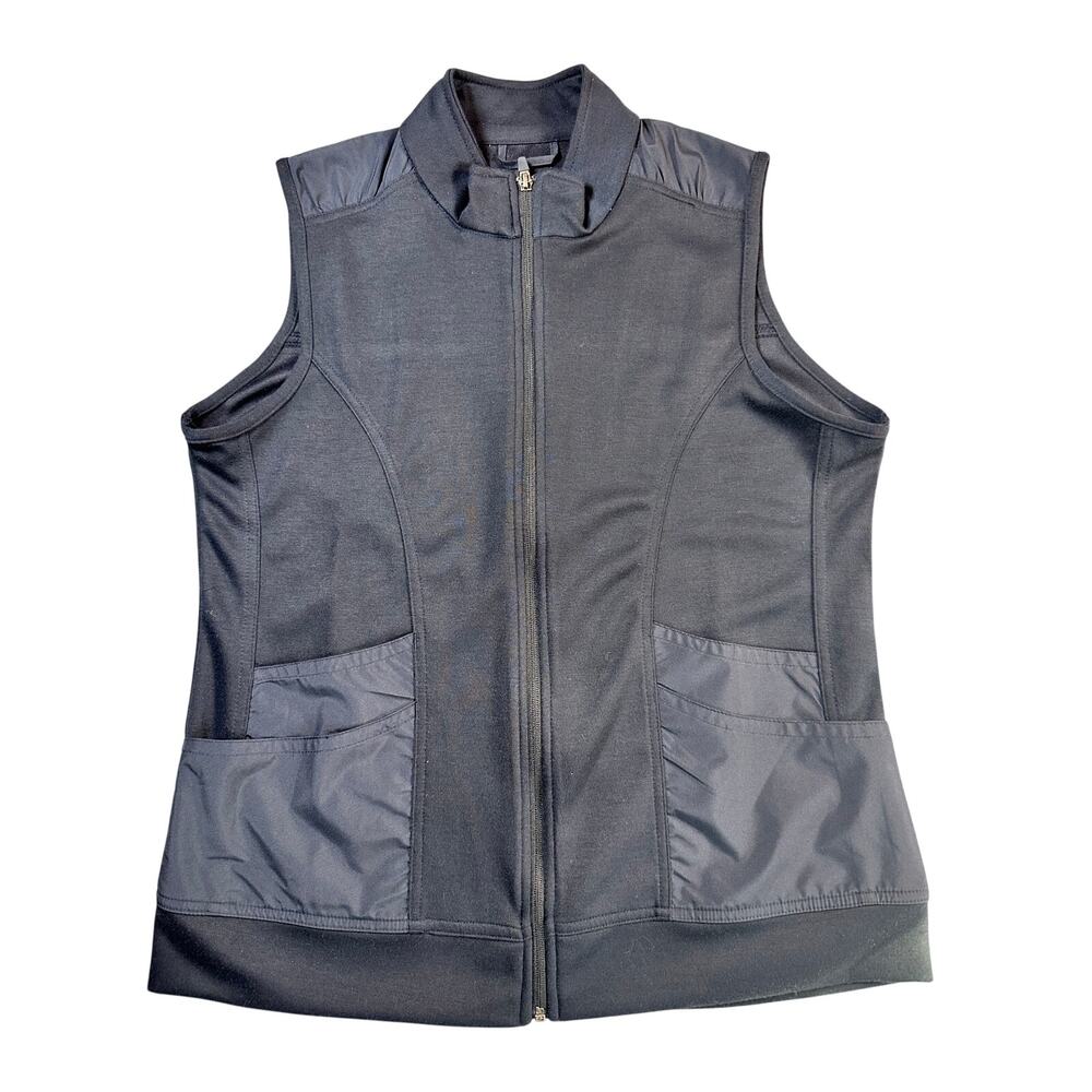 Charles River Apparel Women's Ashby Mixed Media Performance Vest Size Large NWT